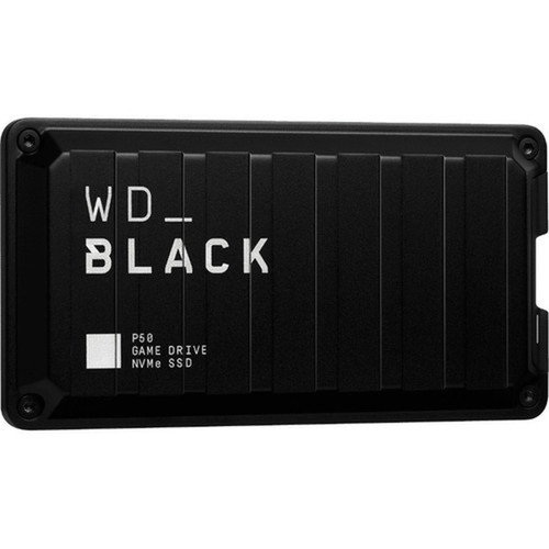 WD Black P50 WDBA3S0010BBK-WESN 1 TB Portable Solid State Drive - External - PCI Express NVMe - Black - Desktop PC Gaming Console - C WDBA3S0010BBK-WESN