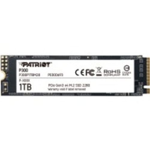 Patriot Memory P300 1 TB Solid State Drive - M.2 2280 Internal - PCI Express NVMe (PCI Express NVMe 3.0 x4) - 320 TB TBW - 2100 MB/s - (Fleet Network)