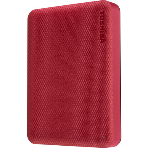 Toshiba Canvio Advance HDTCA40XR3CA 4 TB Portable Hard Drive - External - Red - MAC Device Supported - USB 30 HDTCA40XR3CA