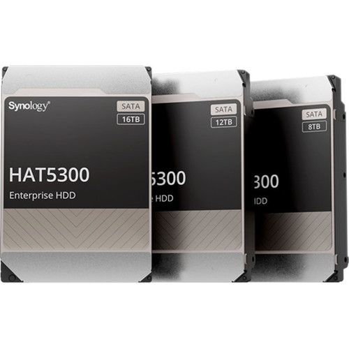 Synology HAT5300-12T 12 TB Hard Drive - 3.5" Internal - SATA (SATA/600) - Server, Storage System Device Supported - 7200rpm - 550 TB (Fleet Network)