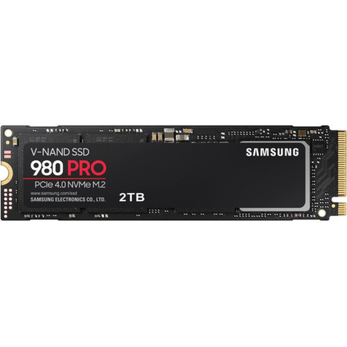 Samsung 980 PRO MZ-V8P2T0BAM 2 TB Solid State Drive - M2 2280 Internal - PCI Express NVMe PCI Express NVMe 40 x4 - Notebook PC - MZ-V8P2T0BAM