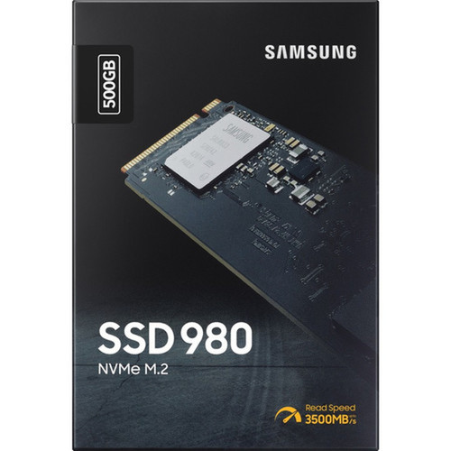 Samsung 980 PCIe 30 NVMe Gaming SSD 500GB - Desktop PC Device Supported - 3100 MBs Maximum Read Transfer Rate - 256-bit Encryption - MZ-V8V500BAM