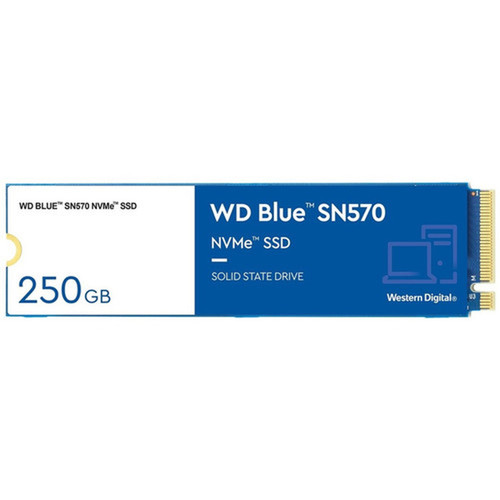 Western Digital Blue SN570 WDS250G3B0C 250 GB Solid State Drive - M2 2280 Internal - PCI Express NVMe PCI Express NVMe 30 x4 - 150 WDS250G3B0C