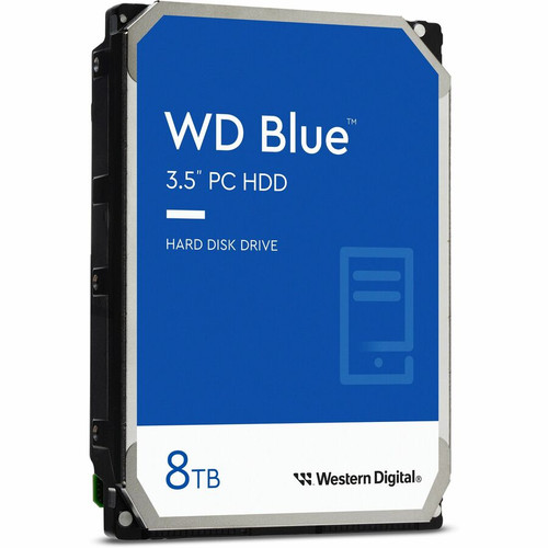 WD Blue WD80EAZZ 8 TB Hard Drive - 3.5" Internal - SATA (SATA/600) - Desktop PC Device Supported (Fleet Network)