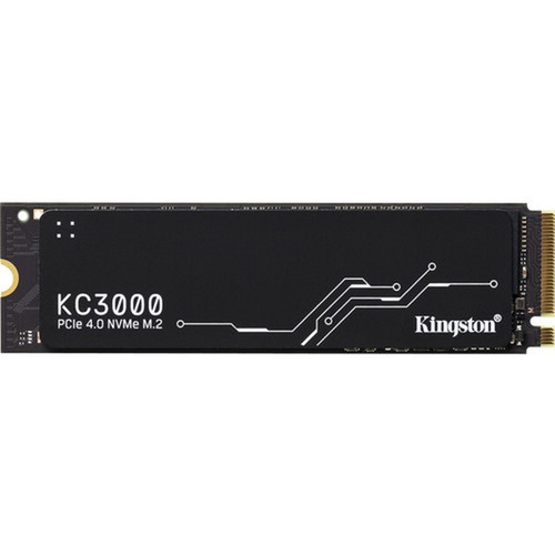Kingston KC3000 1 TB Solid State Drive - M2 2280 Internal - PCI Express NVMe PCI Express NVMe 40 x4 - Desktop PC Notebook Device SKC3000S1024G