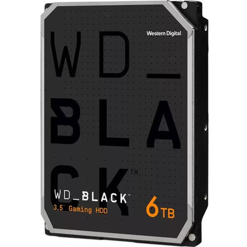 WD Black WD6004FZWX 6 TB Hard Drive - 35 Internal - SATA SATA600 - Conventional Magnetic Recording CMR Method - 35 Carrier - WD6004FZWX