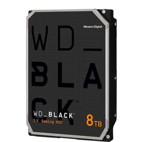 WD Black WD8002FZWX 8 TB Hard Drive - 35 Internal - SATA SATA600 - Conventional Magnetic Recording CMR Method - 35 Carrier - WD8002FZWX