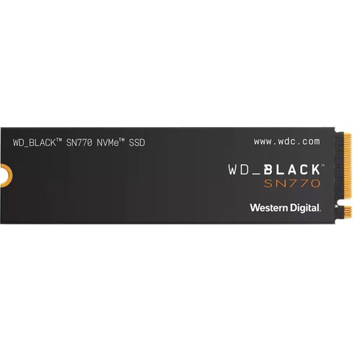 WD Black SN770 WDS500G3X0E 500 GB Solid State Drive - M.2 2280 Internal - PCI Express NVMe (PCI Express NVMe 4.0 x4) - Notebook, - 300 (Fleet Network)