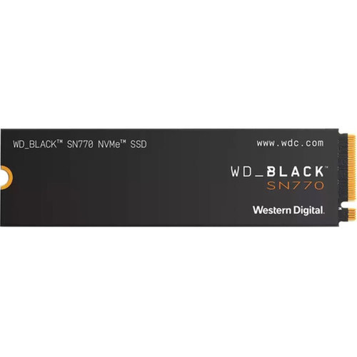 WD Black SN770 WDS500G3X0E 500 GB Solid State Drive - M2 2280 Internal - PCI Express NVMe PCI Express NVMe 40 x4 - Notebook - 300 WDS500G3X0E