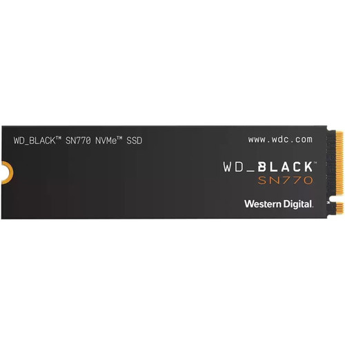 WD Black SN770 WDS100T3X0E 1 TB Solid State Drive - M.2 2280 Internal - PCI Express NVMe (PCI Express NVMe 4.0 x4) - Notebook, Device (Fleet Network)