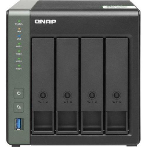 QNAP Cost-effective Business NAS with Integrated 10GbE SFP Port - Annapurna Labs Alpine AL-214 Quad-core 4 Core 170 GHz - 4 x HDD TS-431KX-2G-US