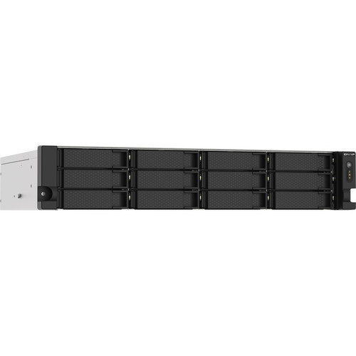 QNAP TS-1273AU-RP-8G SAN/NAS Storage System - AMD Ryzen V1500B Quad-core (4 Core) 2.20 GHz - 12 x HDD Supported - 0 x HDD Installed - (Fleet Network)