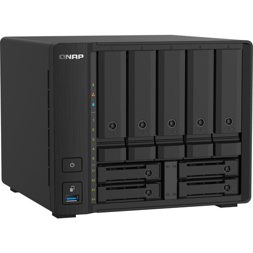 QNAP Compact 9-bay NAS with 10GbE SFP+ and 2.5GbE for Smoother File Applications - Annapurna Labs Alpine AL-324 Quad-core (4 Core) GHz (Fleet Network)