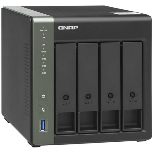 QNAP Cost-effective Business NAS with Integrated 10GbE SFP Port - Annapurna Labs Alpine AL-314 Quad-core 4 Core 170 GHz - 4 x HDD TS-431X3-4G-US