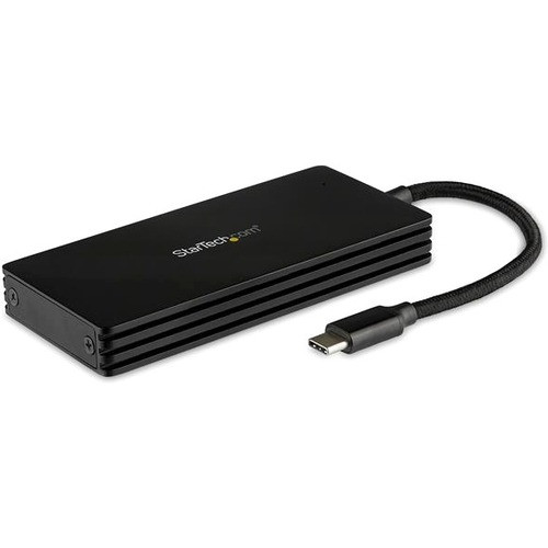 StarTech.com M.2 SSD Enclosure for M.2 SATA Drives - USB 3.1 Gen 2 - M.2 External Enclosure for USB-C Laptop - M.2 SATA USB Adapter - (Fleet Network)