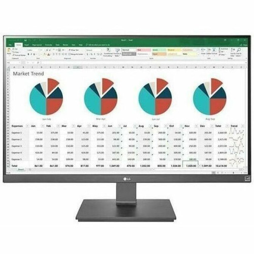 LG 27BK67U-B 27" Class 4K UHD LCD Monitor - 16:9 - Black - 27" Viewable - In-plane Switching (IPS) Technology - LED Backlight - 3840 x (Fleet Network)
