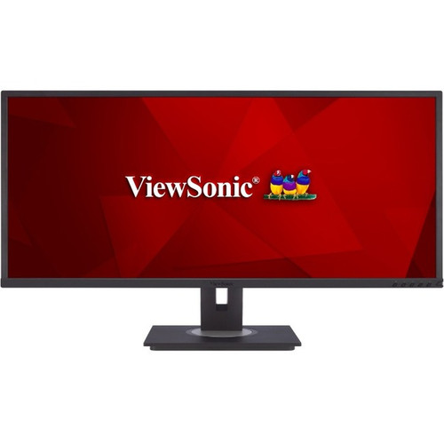 Viewsonic VG3448 34" WQHD LCD Monitor - 16:9 - Black - 34" (863.60 mm) Class - SuperClear VA - 3440 x 1440 - 5 ms - HDMI - DisplayPort (Fleet Network)