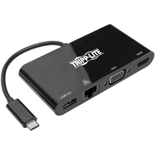 Tripp Lite U444-06N-HV4GUB Docking Station - for NotebookTabletSmartphoneProjectorMonitor - USB 31 Type C - 2 x USB Ports - 1 x - U444-06N-HV4GUB