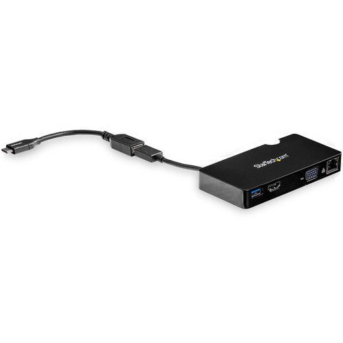 StarTech.com USB 3.0 Multiport Adapter + USB-C to USB-A Cable - Mac & Windows - For USB-A or USB-C laptops - HDMI & VGA - 1x USB-A - - (Fleet Network)