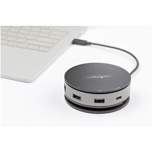 StarTechcom USB C Multiport Adapter - USB Type-C 10Gbps Mini Dock 4K 60Hz HDMIDisplayPort1080p VGA - 75W PD Passthrough USB Hub  DKT31CHDVCM