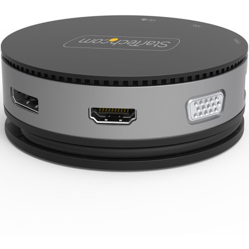 StarTechcom USB C Multiport Adapter - USB Type-C 10Gbps Mini Dock 4K 60Hz HDMIDisplayPort1080p VGA - 75W PD Passthrough USB Hub  DKT31CHDVCM