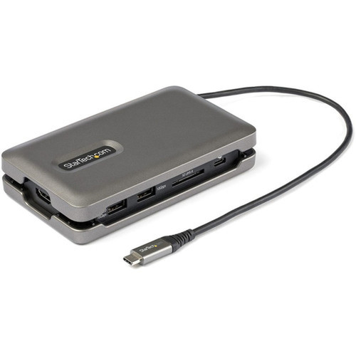 StarTechcom Docking Station - for NotebookTabletWorkstationMonitor - SD MultiMediaCard MMC - 100 W - USB 31 31 Gen 2 Type C DKT31CSDHPD3