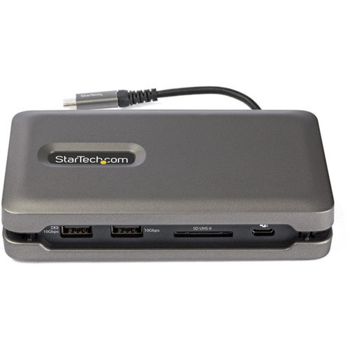 StarTechcom Docking Station - for NotebookTabletWorkstationMonitor - SD MultiMediaCard MMC - 100 W - USB 31 31 Gen 2 Type C DKT31CSDHPD3