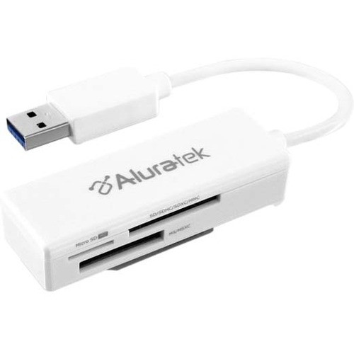 Aluratek AUCR300F Flash Reader - SD, microSD, miniSD - USB 3.0External (Fleet Network)