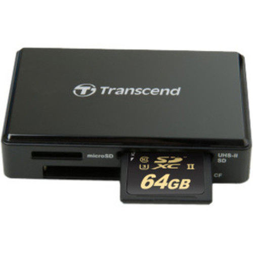 Transcend RDF9 Card Reader - CompactFlash microSDHC microSDXC SDHC SDXC SD microSD CompactFlash UDMA7 - USB 31 Type TS-RDF9K2