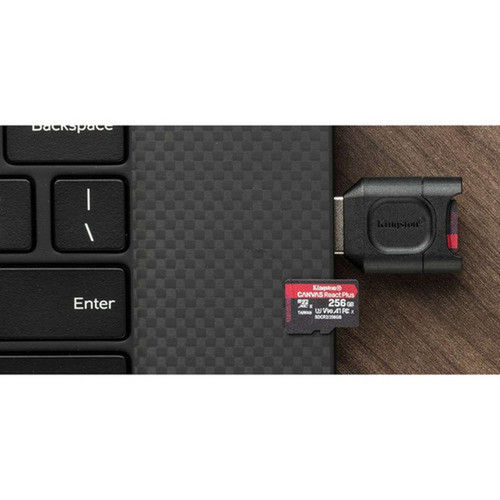 Kingston MobileLite Plus microSD Reader - microSD microSDXC microSD TransFlash microSDHC - USB 32 Gen 1 Type AExternal - 1 MLPM