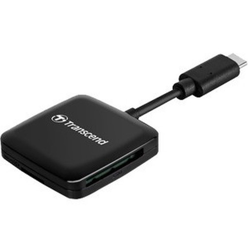 Transcend RDC3 Flash Reader - SDHC SDXC microSDHC microSDXC SD microSD - USB 32 Gen 1 Type C100 Pack TS-RDC3
