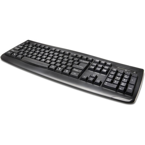 Kensington Pro Fit Wireless Keyboard - Black - Wireless Connectivity - RF - USB Interface - QWERTY Layout - Computer - Membrane - K72450USA