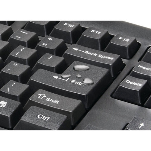 Kensington Pro Fit Wireless Keyboard - Black - Wireless Connectivity - RF - USB Interface - QWERTY Layout - Computer - Membrane - K72450USA