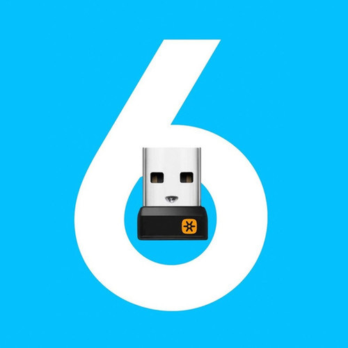 Logitech K400 Plus Touchpad Wireless Keyboard - Wireless Connectivity - USB Interface Mute Volume Up Volume Down Hot Keys - French 920-007119