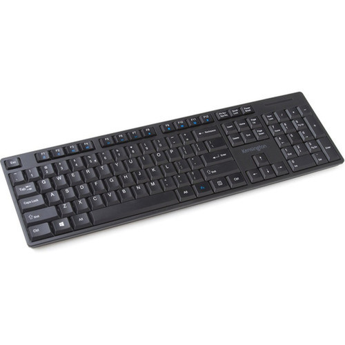 Kensington Pro Fit Low-Profile Wireless Keyboard - Wireless Connectivity - RF - USB Interface - QWERTY Layout - Computer - PC Windows K75229US