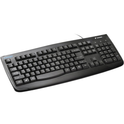 Kensington Pro Fit USB Washable Keyboard - Cable Connectivity - USB Interface - 104 Key - Rugged - English - Desktop Computer - Mac OS K74200CA