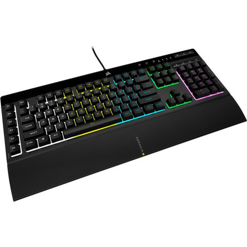 Corsair K55 RGB PRO Gaming Keyboard - Cable Connectivity - USB 20 Type A Interface - RGB LED - 110 Key Multimedia Macro Windows Key CH-9226765-NA