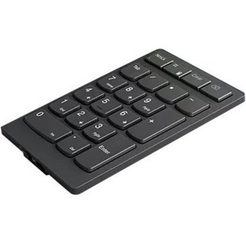 Lenovo Go Wireless Numeric Keypad - Wireless Connectivity - RF - 240 GHz Calculator TAB Equal Esc Hot Keys - PC - Scissors - 4Y41C33791