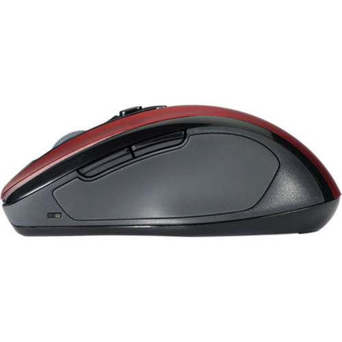 Kensington Pro Fit Wireless Mid-Size Mouse - Optical - Wireless - Radio Frequency - Red - USB - 1600 dpi - Scroll Wheel - Medium Size K72422AMA