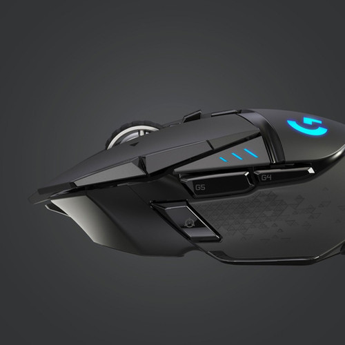 Logitech G502 LIGHTSPEED Wireless Gaming Mouse - Optical - Wireless - Radio Frequency - USB 20 - 16000 dpi 910-005565