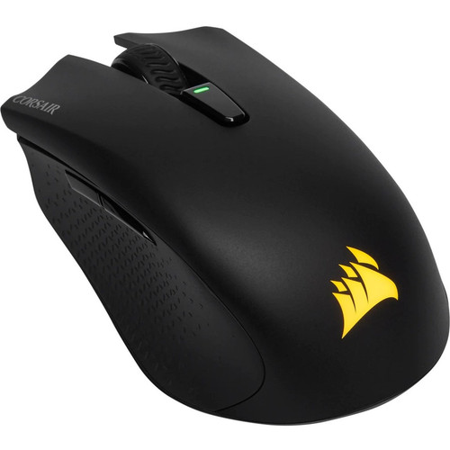 Corsair HARPOON RGB WIRELESS Gaming Mouse - Optical - Cable/Wireless - Bluetooth - 2.40 GHz - Yes - Black - USB Type A - 10000 dpi - 6 (Fleet Network)