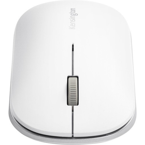 Kensington SureTrack Dual Wireless Mouse - Optical - Wireless - BluetoothRadio Frequency - 240 GHz - White - 1 Pack - USB 20 - 4000 K75353WW