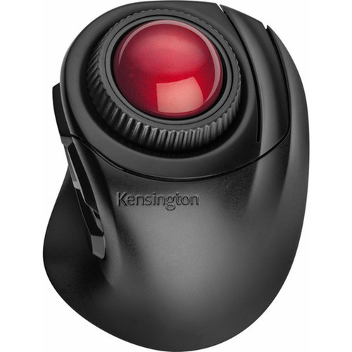 Kensington Orbit Fusion Trackball - Black - 1 Pack - Scroll Ring K72363WW