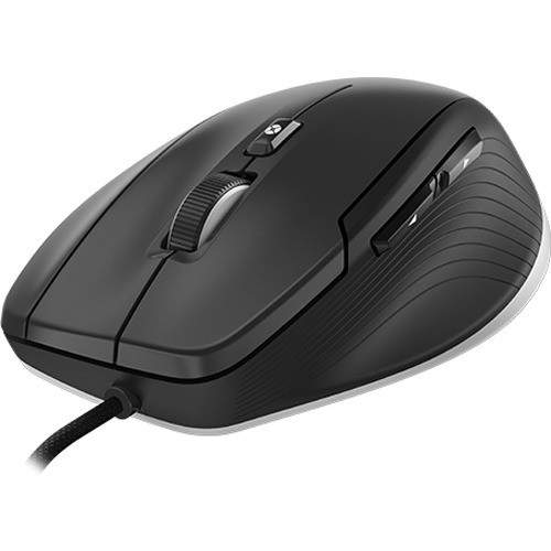 3Dconnexion CadMouse Compact Mouse - Optical - Cable - Black - USB - 7200 dpi - Scroll Wheel - 7 Button(s) - 5 Programmable Button(s) (Fleet Network)