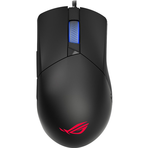 Asus ROG Gladius III Gaming Mouse - Optical - Cable - Black - 1 Pack - USB 2.0 - 26000 dpi - Scroll Wheel - 6 Programmable Button(s) - (Fleet Network)