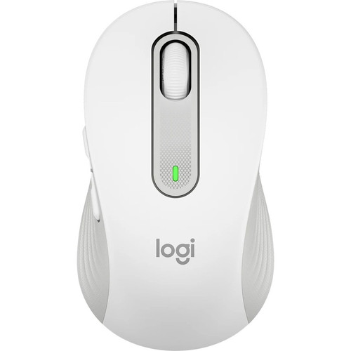 Logitech Signature M650 Mouse - Optical - Wireless - Bluetooth/Radio Frequency - Off White - USB - 2000 dpi - Scroll Wheel - 5 - 5 - (Fleet Network)
