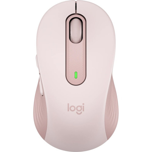 Logitech Signature M650 Mouse - Optical - Wireless - Bluetooth/Radio Frequency - Rose - USB - 2000 dpi - Scroll Wheel - 5 Button(s) - (Fleet Network)