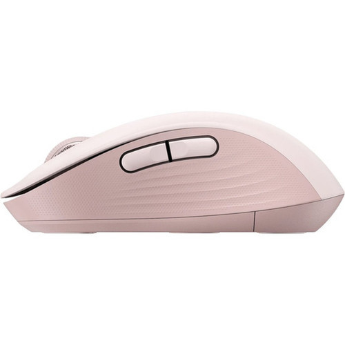 Logitech Signature M650 Mouse - Optical - Wireless - BluetoothRadio Frequency - Rose - USB - 2000 dpi - Scroll Wheel - 5 Buttons - 910-006251