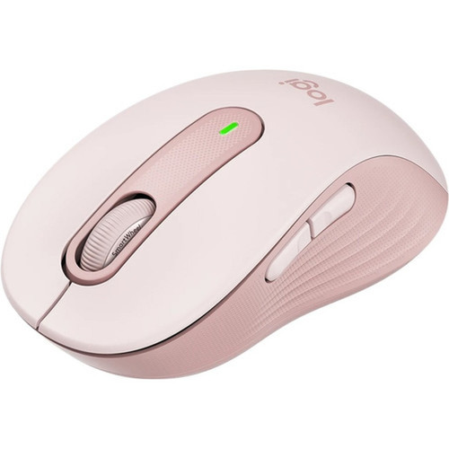 Logitech Signature M650 Mouse - Optical - Wireless - BluetoothRadio Frequency - Rose - USB - 2000 dpi - Scroll Wheel - 5 Buttons - 910-006251