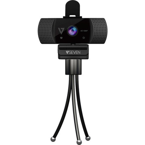 V7 WCF1080P Webcam - 2 Megapixel - 30 fps - USB Type A - 1920 x 1080 Video - Fixed Focus - Microphone - Notebook Monitor WCF1080P